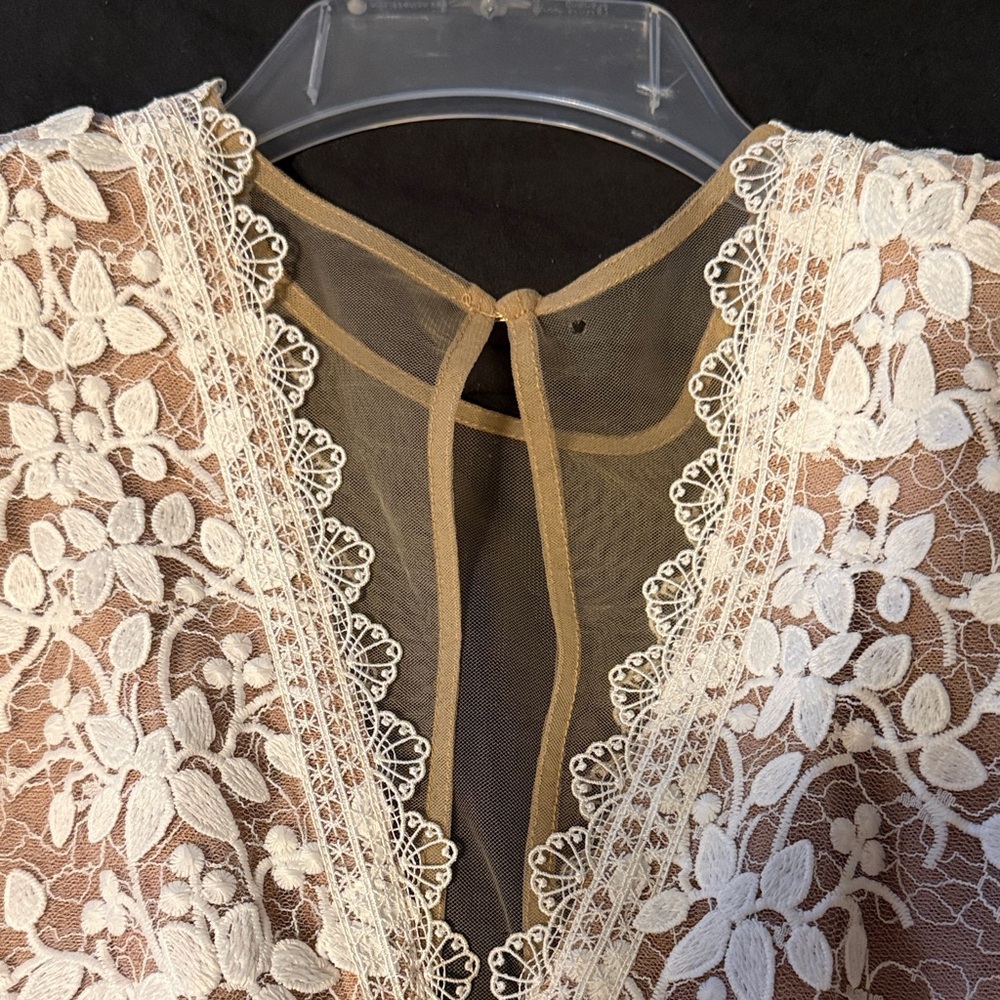 Bronx and Banco White Lace Mini Dress - Picture 14 of 16